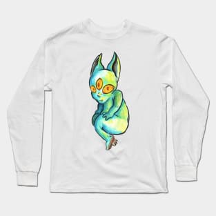 Floating alien Long Sleeve T-Shirt